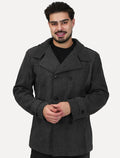 Casaco Dixen Fechamento Duplo Blazer Cinza