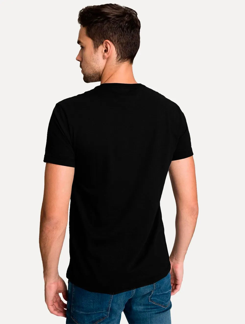Camiseta Tommy Hilfiger Masculina Essential Tee Preta