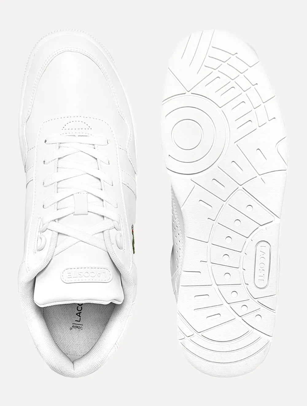 Tênis Lacoste Masculino Couro T-Clip Branco
