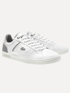 Tênis Lacoste Masculino Europa Pro Wht/Gry Cinza/Branco
