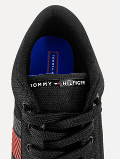 Tênis Tommy Hilfiger Malcolm 21D Lightweight Stripes Knit Preto