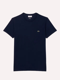 Camiseta Lacoste Masculina Jersey Pima Cotton Azul Marinho