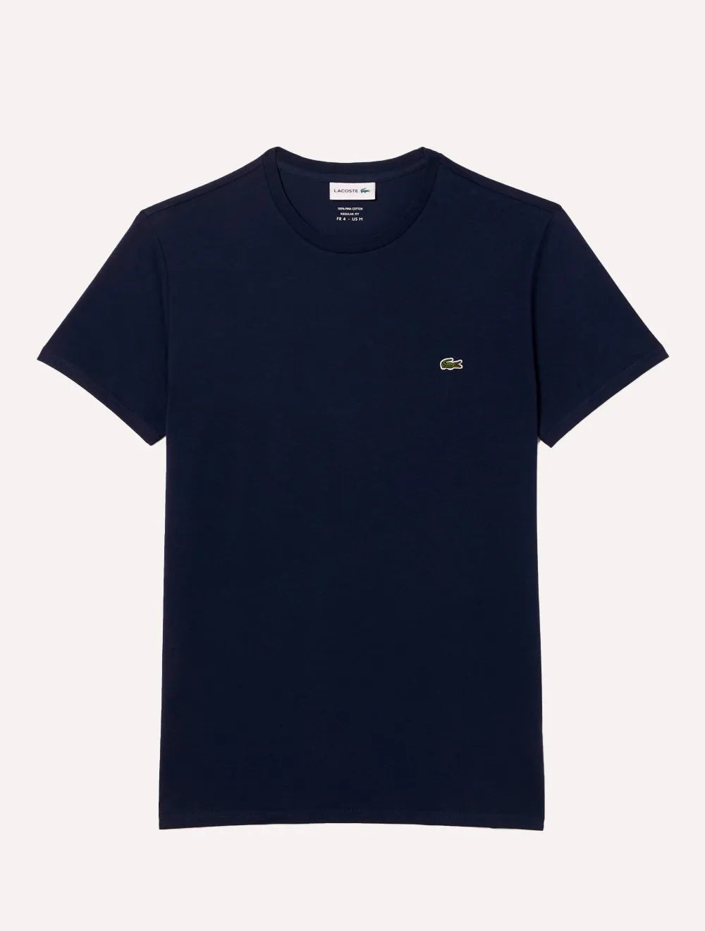 Camiseta Lacoste Masculina Jersey Pima Cotton Azul Marinho