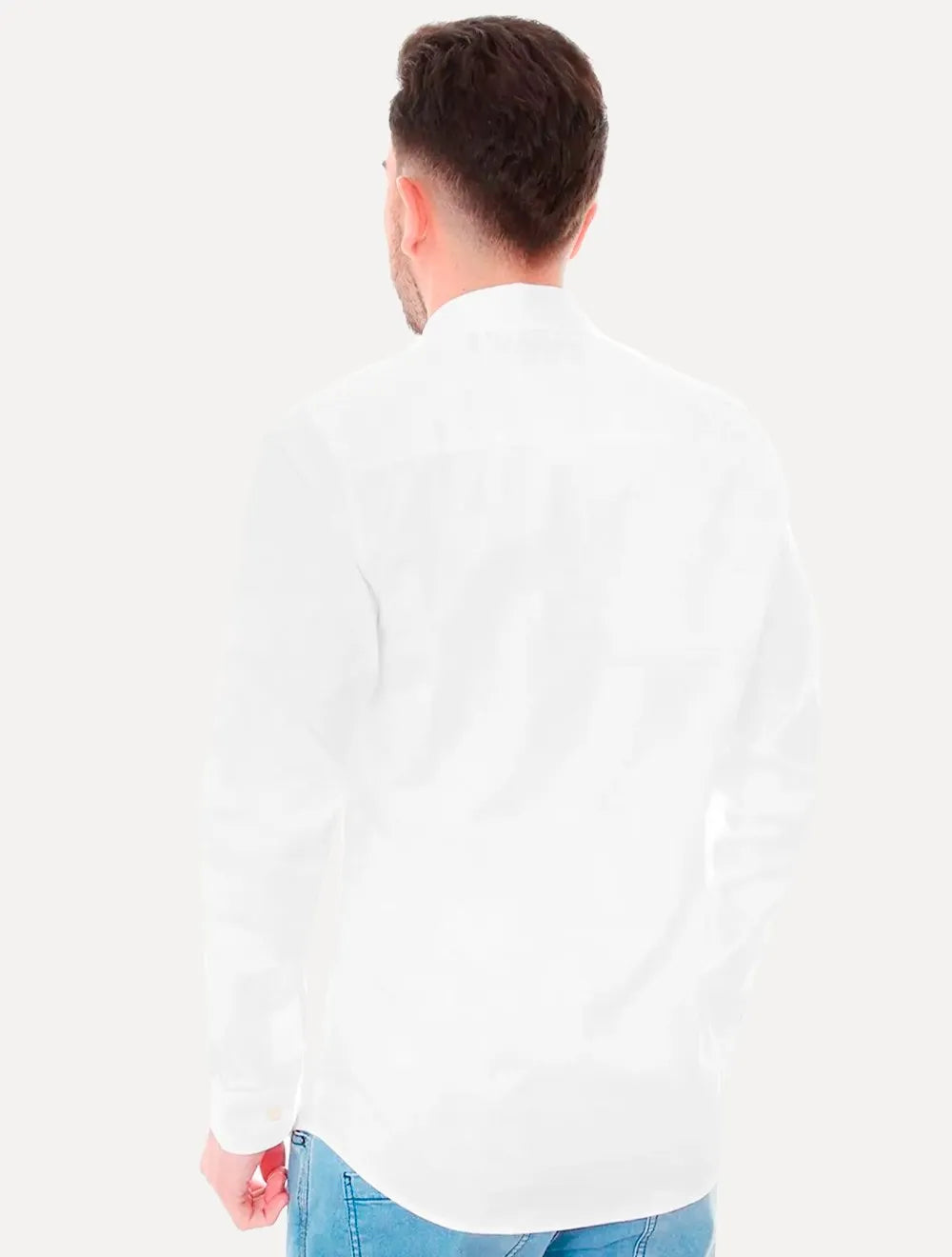 Camisa Ralph Lauren Masculina Custom Fit Classic Branca