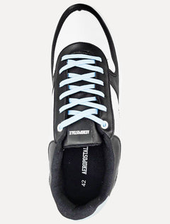 Tênis Aeropostale Masculino Casual Coverline Santorine Logo Preto/Branco