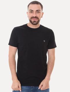 Camiseta Calvin Klein Jeans Masculina Light Omega Logo Preta