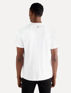 Camiseta Reserva Masculina Peace Print Branca