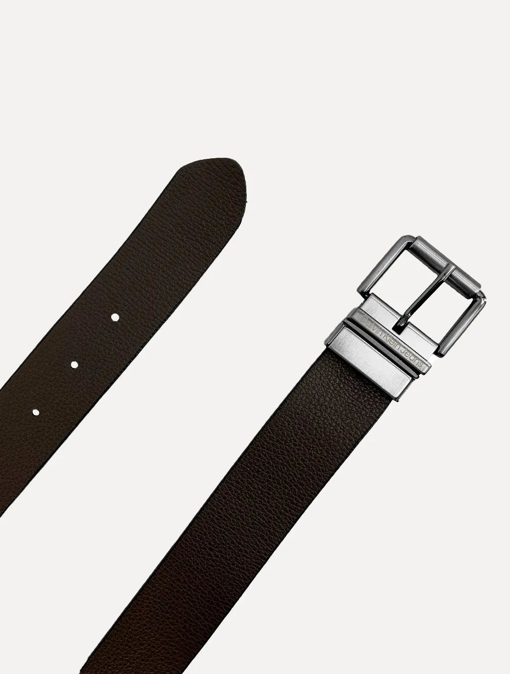 Cinto Calvin Klein Jeans Masculino Double Face Preto