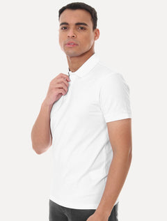 Polo Forum Masculina Piquet Basic Branca