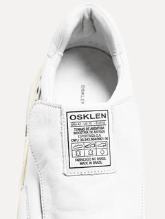 Tênis Osklen Masculino Slip On Hybrid Bare Branco