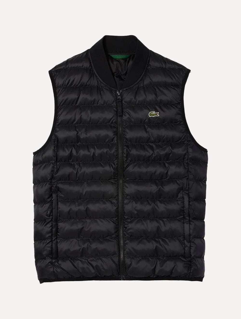 Colete Lacoste Masculino Puffer Water Repellent Vest Preta