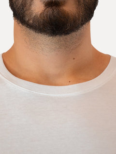 Camiseta Dudalina Ultrasoft Pima Cotton Logo Branca