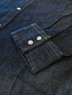 Camisa Levis Masculina Jeans Classic Western Standard Escura