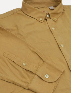 Camisa Levis Masculina Relaxed Oxford Authentic Button Down Cáqui