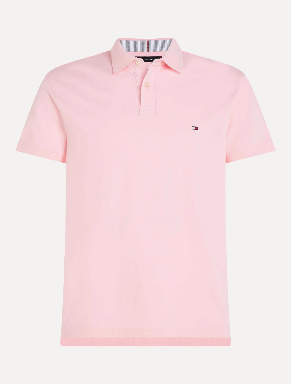 Polo Tommy Hilfiger Masculina Regular Piquet 1985 Rosa Light