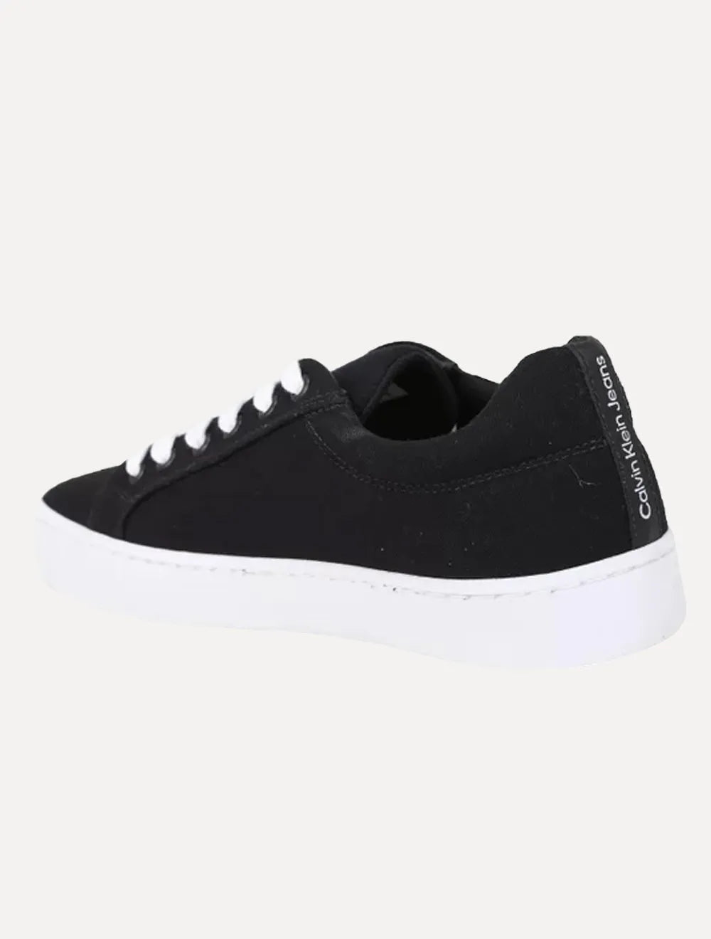 Tênis Calvin Klein Masculino Skate Lona Logo Preto