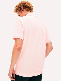 Polo Lacoste Masculina L.12.12 Rosa Claro