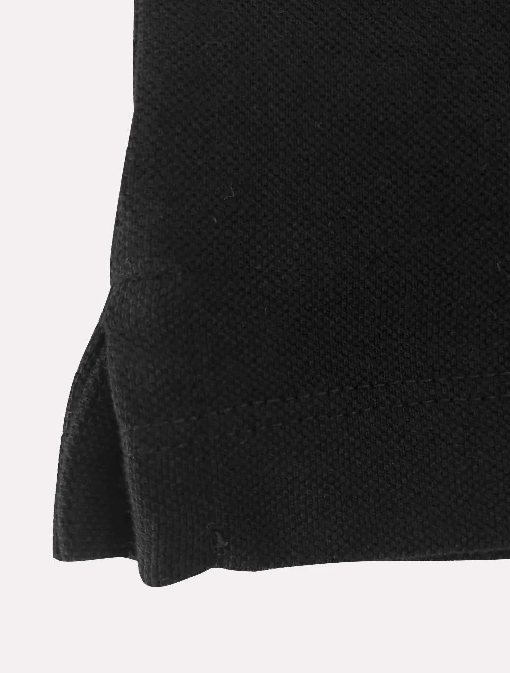 Polo Calvin Klein Masculina Piquet Slim Básica Sem Friso Preta