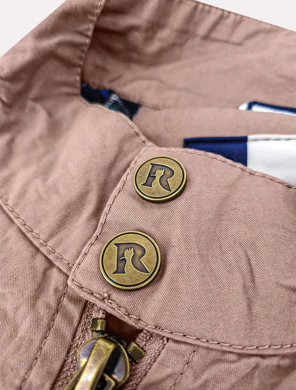 Jaqueta Reserva Masculina Casual Sarja Cáqui