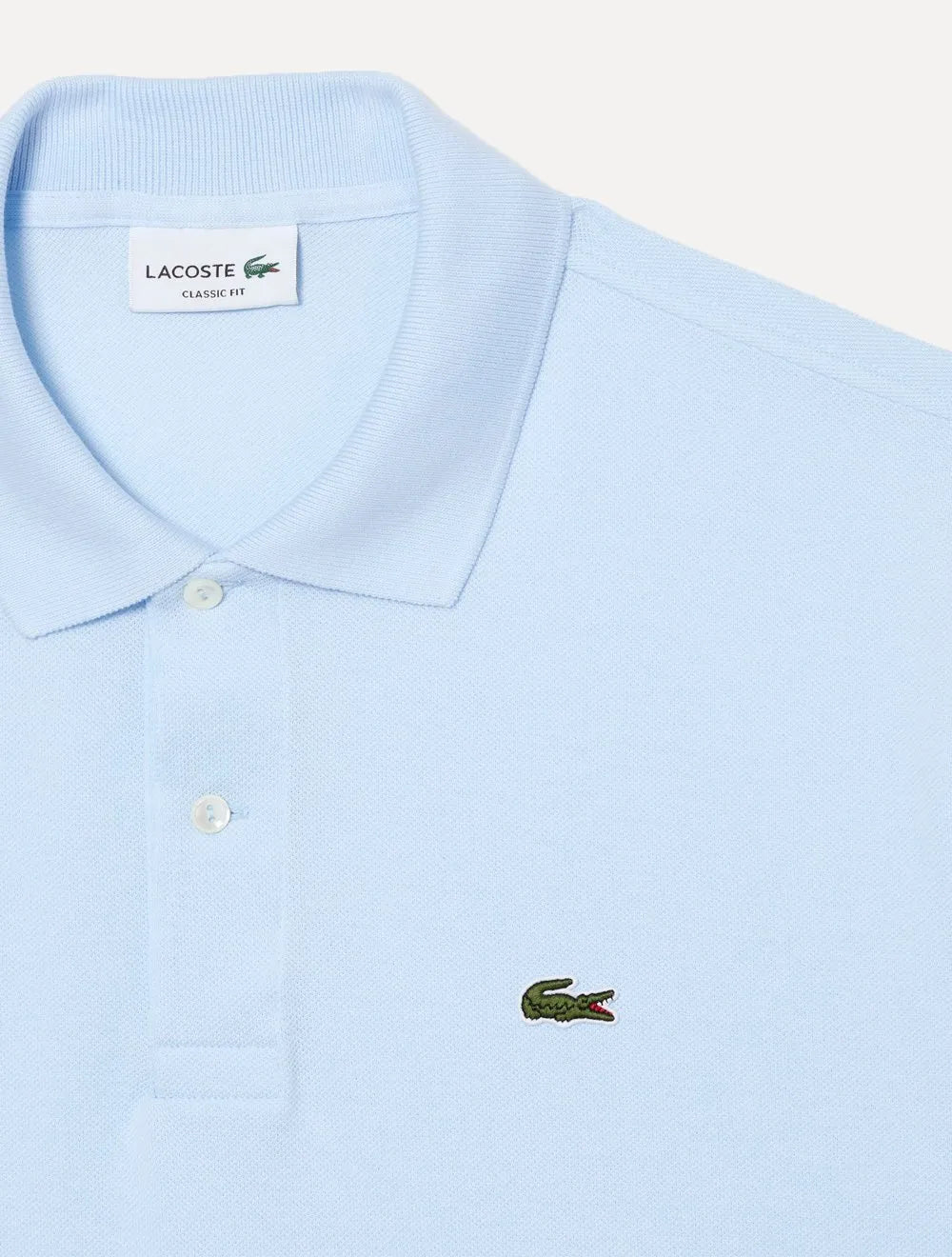 Polo Lacoste Masculina L.12.12 Azul Claro