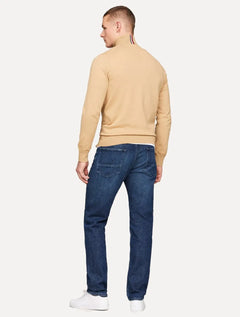 Suéter Tommy Hilfiger Masculino 1985 Zip Through Cáqui