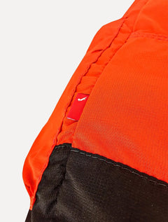 Mochila Reserva Nylon Dobrável Pocket Preta/Laranja