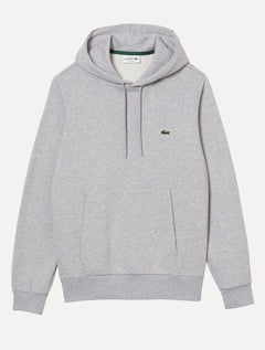 Moletom Lacoste Masculino Organic Cotton Hooded Cinza Mescla