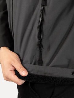 Jaqueta Calvin Klein Masculina Nylon Hoodie Windbreaker Chumbo