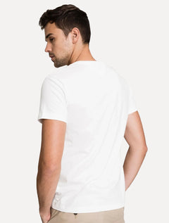 Camiseta Tommy Hilfiger Masculina Essential V-Neck Branca