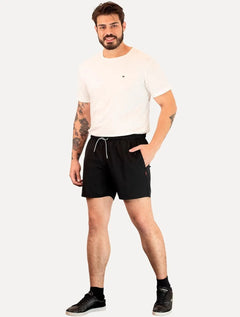 Short Reserva Masculino D'Água Beachwear Liso Basico Lateral Preto