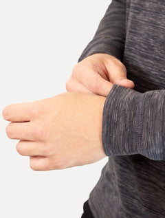 Blusa Calvin Klein Jeans Masculina Tricot Flamê Chumbo Mescla