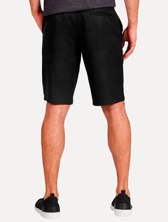 Bermuda Aramis Masculina Sarja Chino Cós Chambray Preta