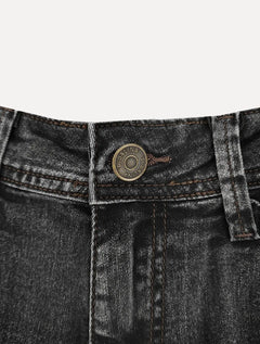 Calça Dudalina Jeans Masculina Straight Classica Forall Preta