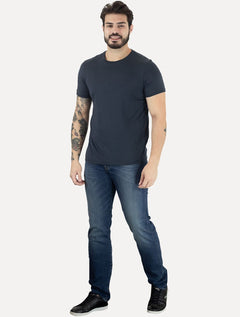 Camiseta Aramis Masculina Jersey Algodão Pima Surton Azul Marinho