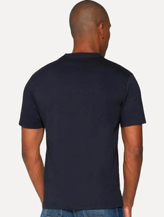Camiseta Dudalina Masculina V-Neck Regular Blue Icon Azul Marinho
