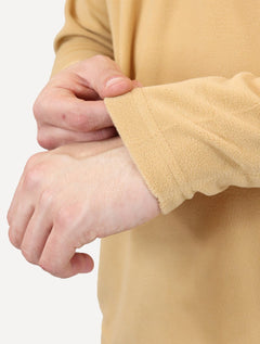 Blusa Columbia Masculina Klamath Range II Half Zip Amarelo Ocre