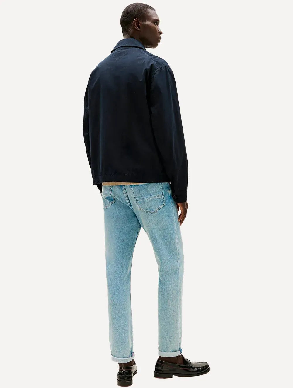 Jaqueta Tommy Hilfiger Masculina Regular Cotton Ivy Azul Marinho