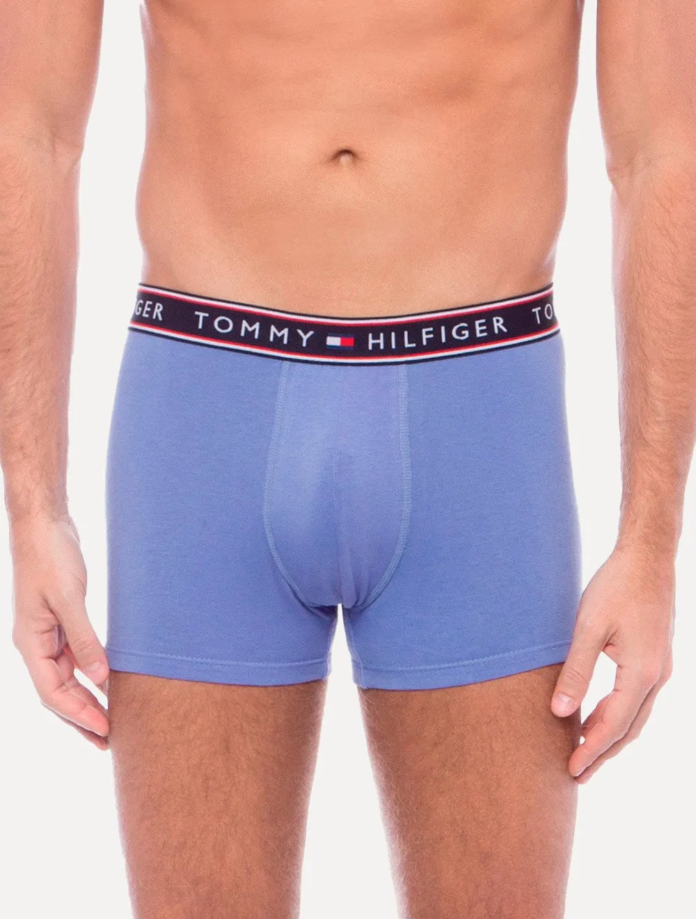 Cueca Tommy Hilfiger Cotton Stretch Trunk Colors Azul Pack 3UN