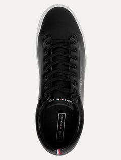 Tênis Tommy Hilfiger Masculino Couro Harrison 5D5 Preto