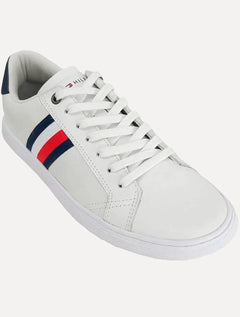 Tênis Tommy Hilfiger Masculino Couro Daniel 6A2 Off-White