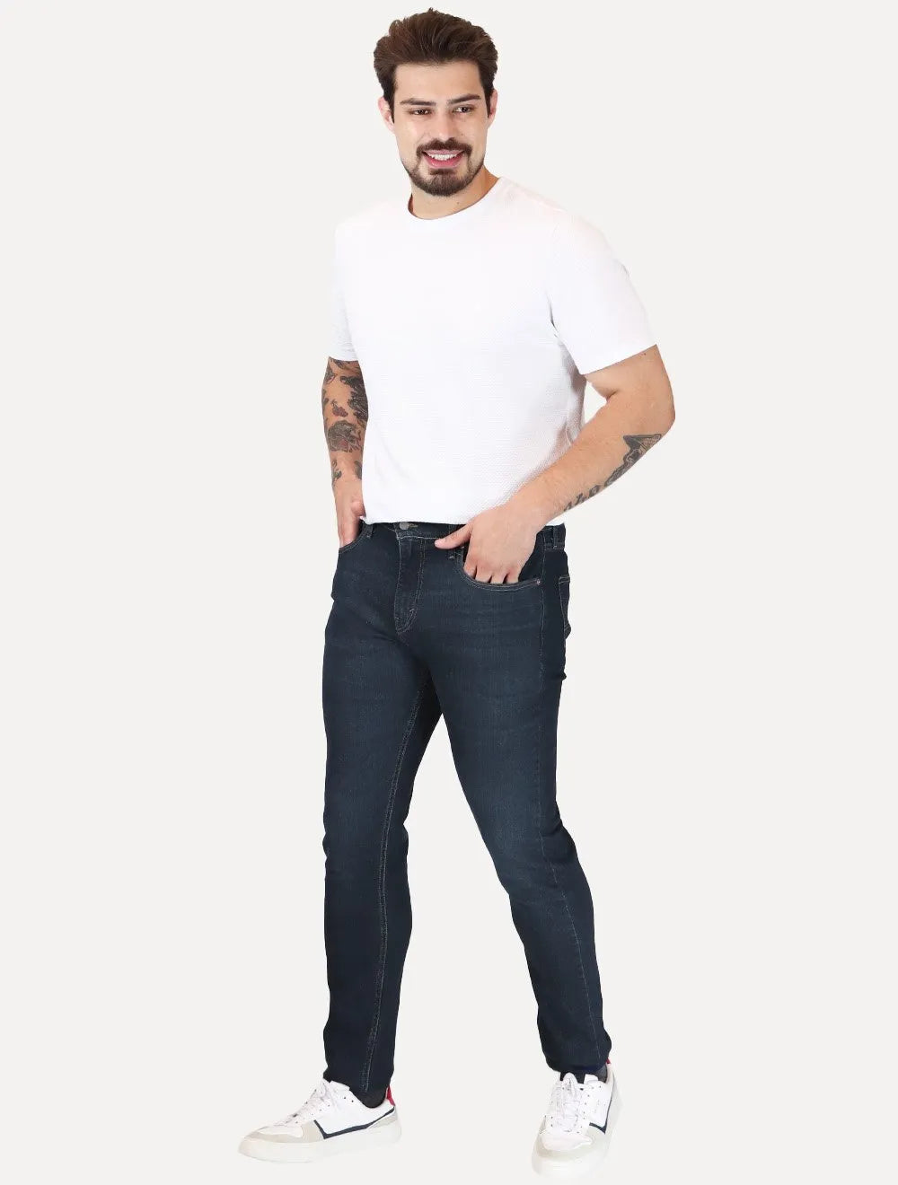 Calça Levis Jeans Masculina 512 Slim Taper Azul Escuro