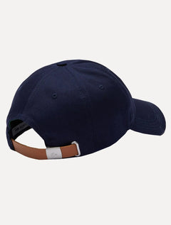 Boné Lacoste Casual Contrast Strep Big Logo Azul Marinho