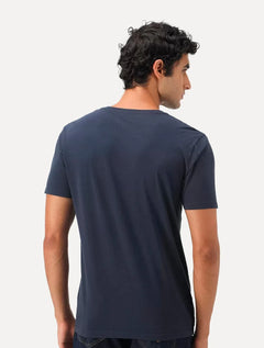 Camiseta Guess Masculina Original Small Triangle Azul Marinho