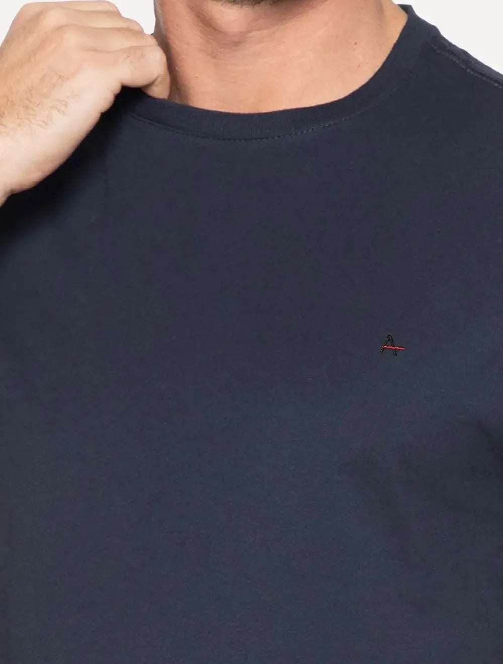 Kit Camisetas | Aramis Basic Logo Azul Marinho/Off White