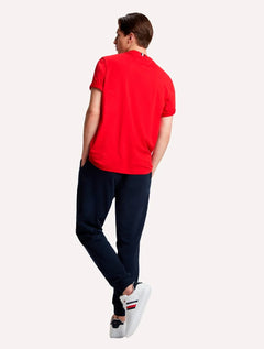Calça Tommy Hilfiger Moletom Monotype Roundall Azul Marinho