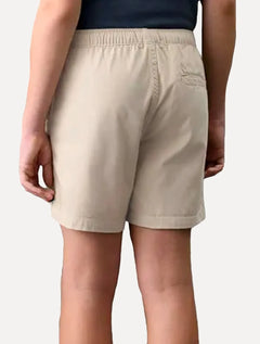 Bermuda Calvin Klein Infantil Color Curta Paper TAG CK Caqui Claro