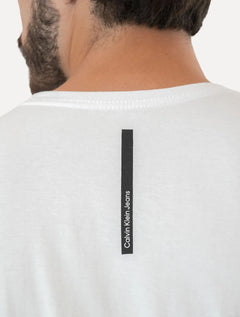 Camiseta Calvin Klein Jeans Masculina Out Of Space Branca