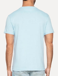 Camiseta Tommy Hilfiger Masculina Core Logo Tee Azul Claro