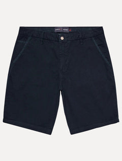 Bermuda Reserva Masculina de Sarja Casual Iron Azul Marinho