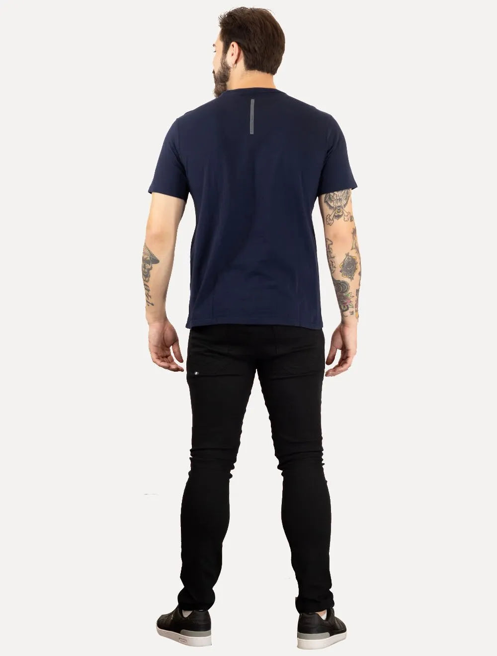 Camiseta Calvin Klein Jeans Masculina New Logo Sash Azul Marinho